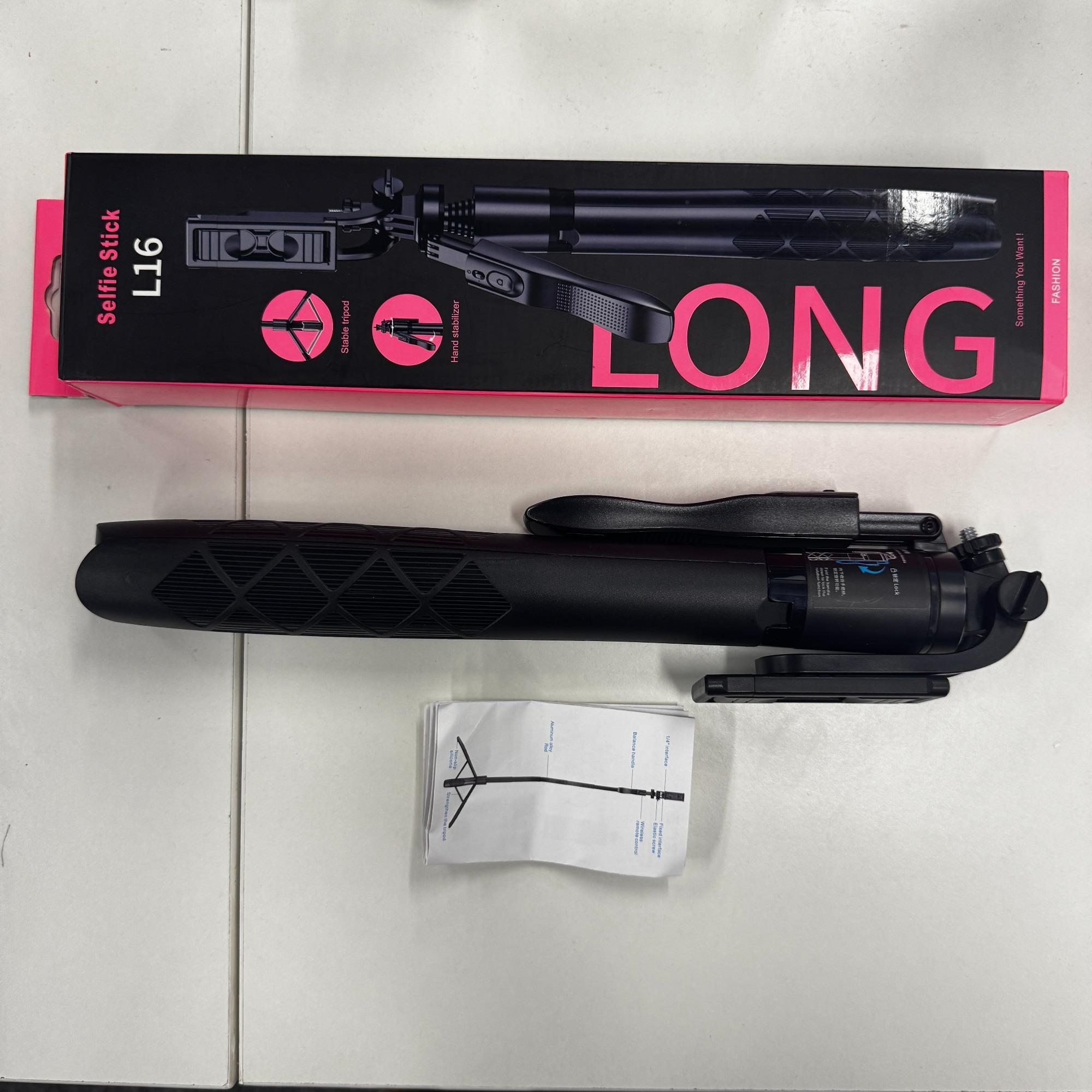 Rotatable Wireless Selfie Stick Tripod with Remote Control, Retractable Phone Tripod Stand for iPhone, Samsung Galaxy and GoPro Action Cameras, Camera Accessories