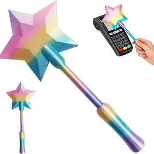 Magic Fairy Wand Credit Card Holder, Magical Appearance, 3D Printed Touchscreen Payment Wand, NFC Card Case, Fun Novelty Gift, Perfect for Magic Enthusiasts