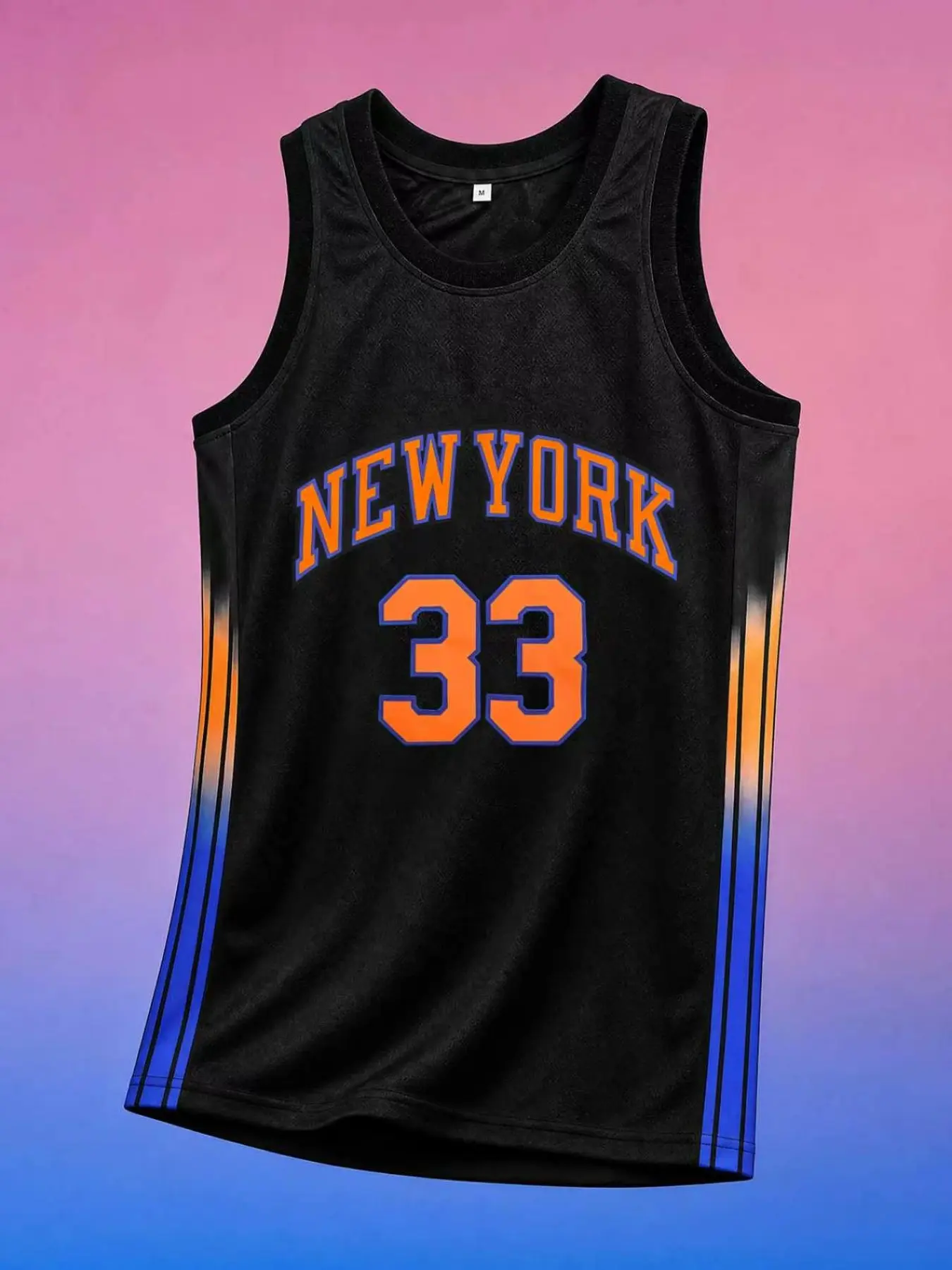 New York 33 Retro Stitched Jersey | Men Women Athletic Top Breathable Mesh Basketball Top Basketball Gear