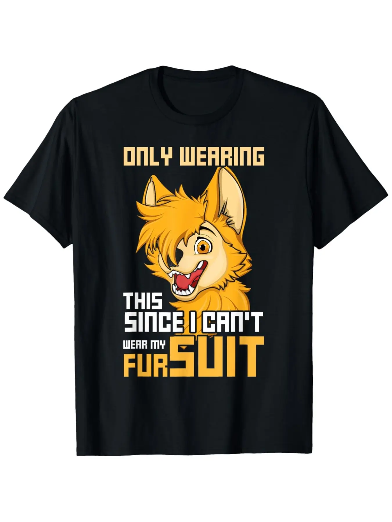 Adorable Fox Plush Tail Ears T-Shirt, Loose Fit S-Xxxl, Anime Convention & Cosplay Wear, Daily Casual Clothing, Fox Theme Apparel