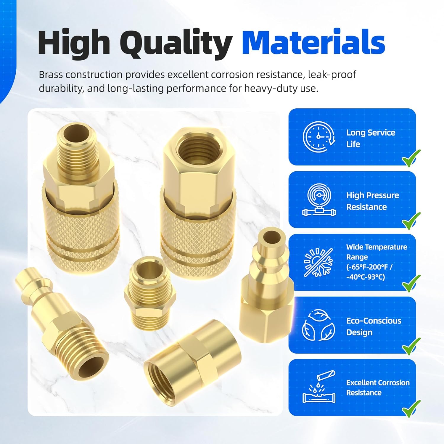 45 count Air Coupler & Plug Kit, 1/4