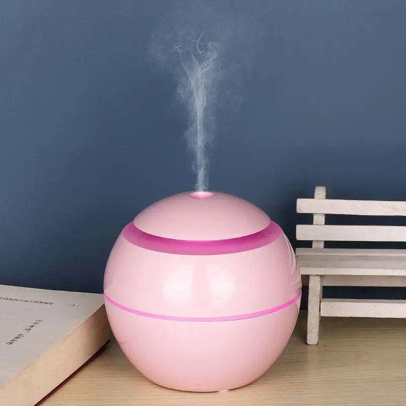 200ML Humidifier with Aroma Diffuser, Large Capacity, Timer, RGB Lights, Quiet Operation, USB Powered, Portable Desktop Humidifier