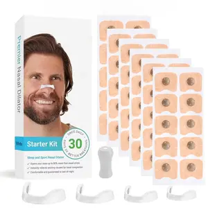 Magnetic Nasal Strip Starter Kit, Breathing Aid for Better Sleep and Relaxation, Personal Care Supplies for Easy Breathing