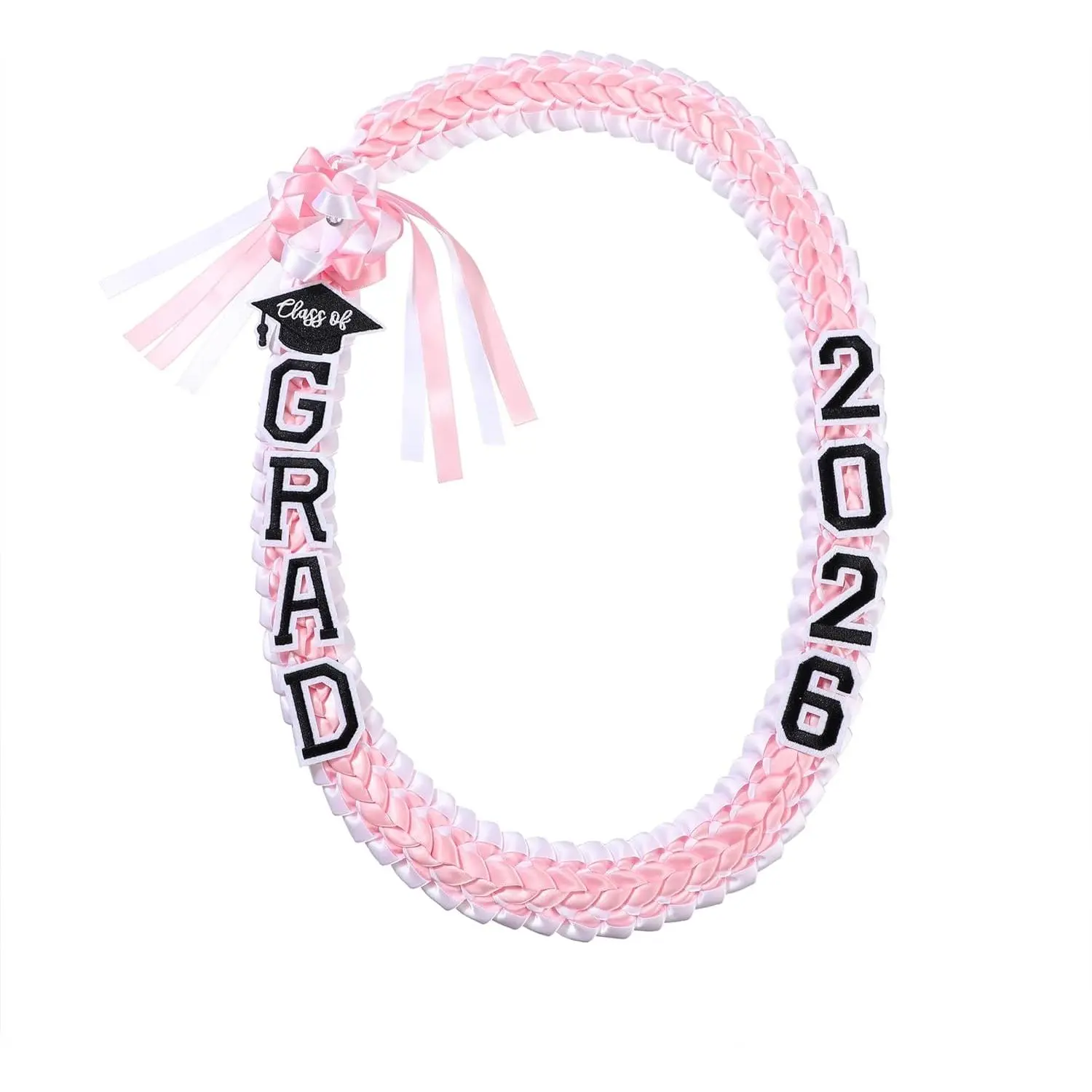 Graduation Leis Class of 2026Grad Handmade Ribbon Lei Double Braided ...