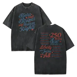 Stars and Stripes and Human Rights Shirt, 250 Years America Still Working On Social Justice Tee, Liberal 4th of July Gift