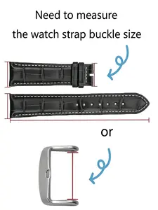 5pcs silver stainless steel strap replacement solid buckle, size optional 14mm, 16mm, 18mm, 20mm, suitable for watch repair replacement accessories.