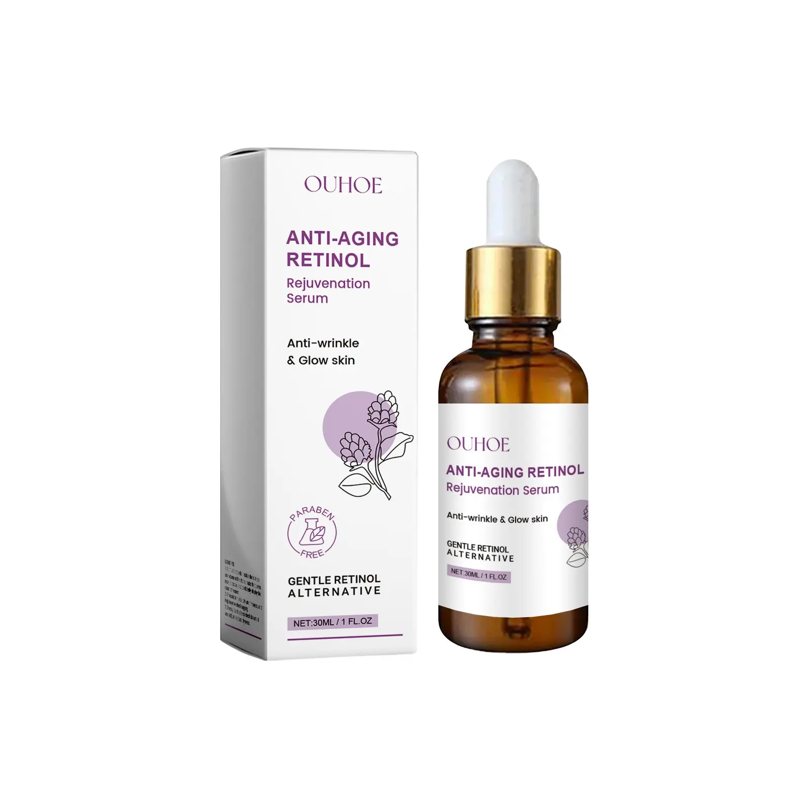 Retinol Essence Facial Moisturizer, Hydrating and Nourishing Skin, Elasticity Boosting Skincare Serum, Essential Beauty Treatment