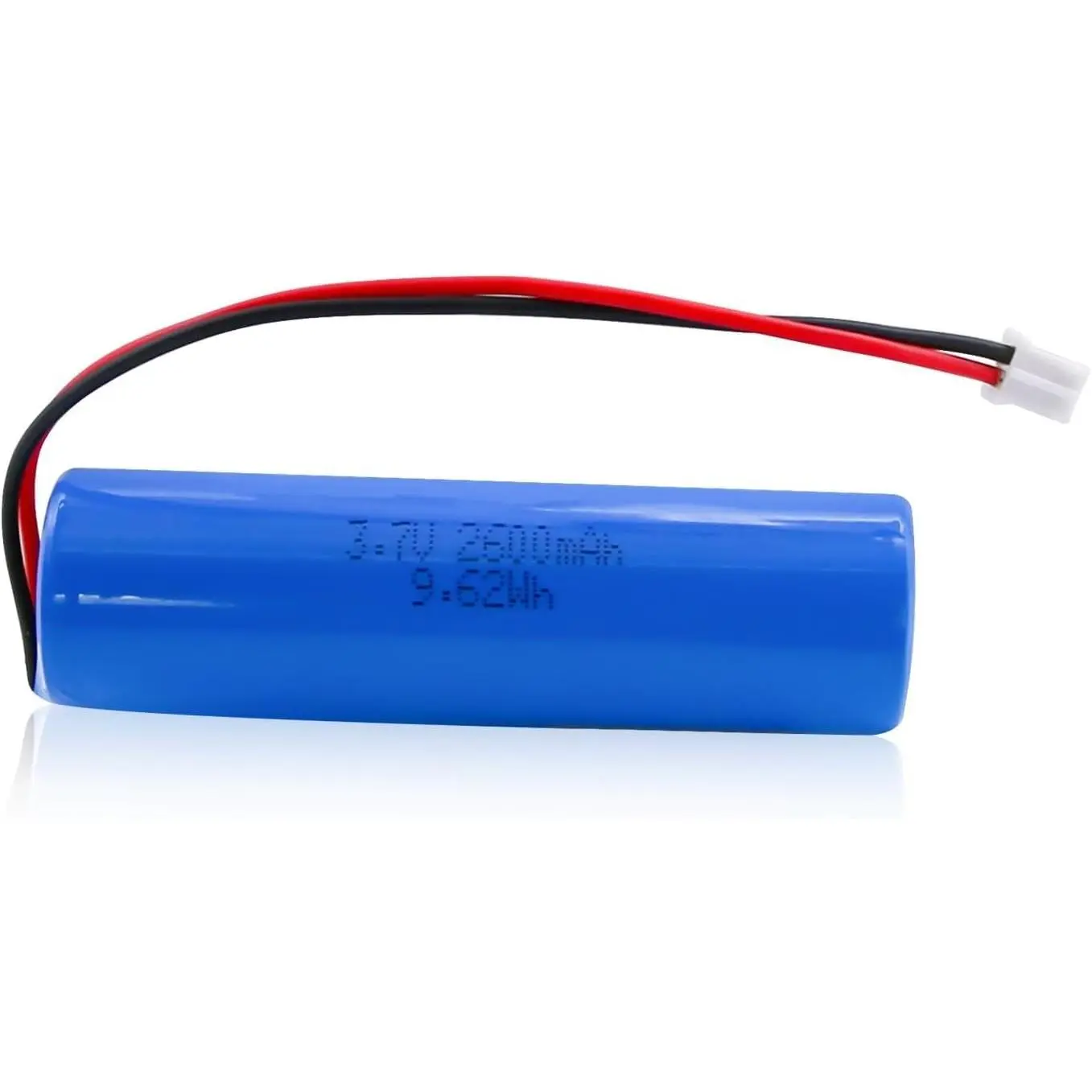 Rechargeable Li-ion Battery, 3.7V 2600mAh, PH2.0 2-Pin Connector, Replacement for DIY Electronics Toys, LED Lighting & Bluetooth Devices