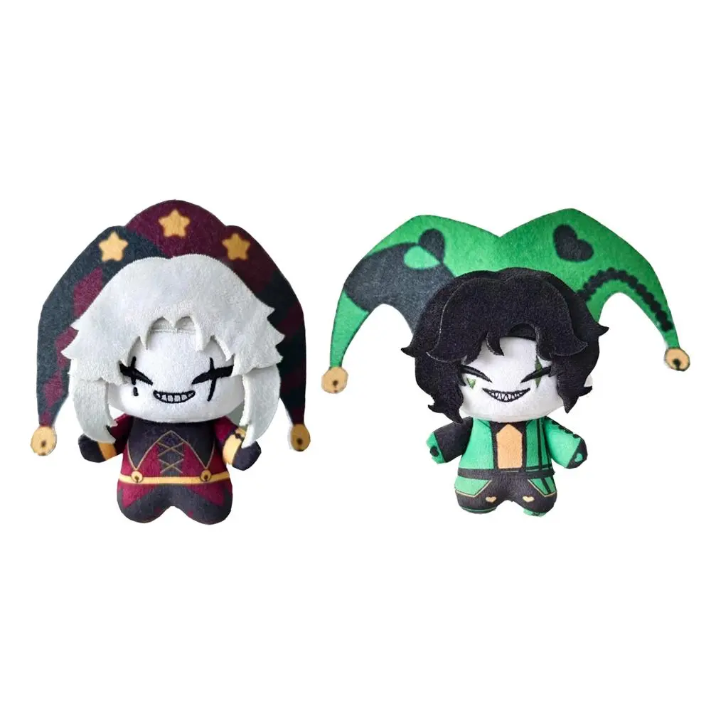 Hot New 10cm Funny Lovely Anime Game The Freak Circus Harlequin Pierrot Character Peripherals Plush Toys Plushie Stuffed Doll