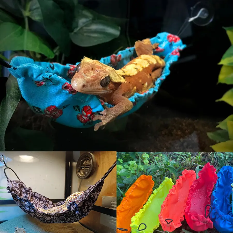 Lizard Reptile Hammock, Chameleon Pet Hammock, Hanging Swing Nest for Reptiles