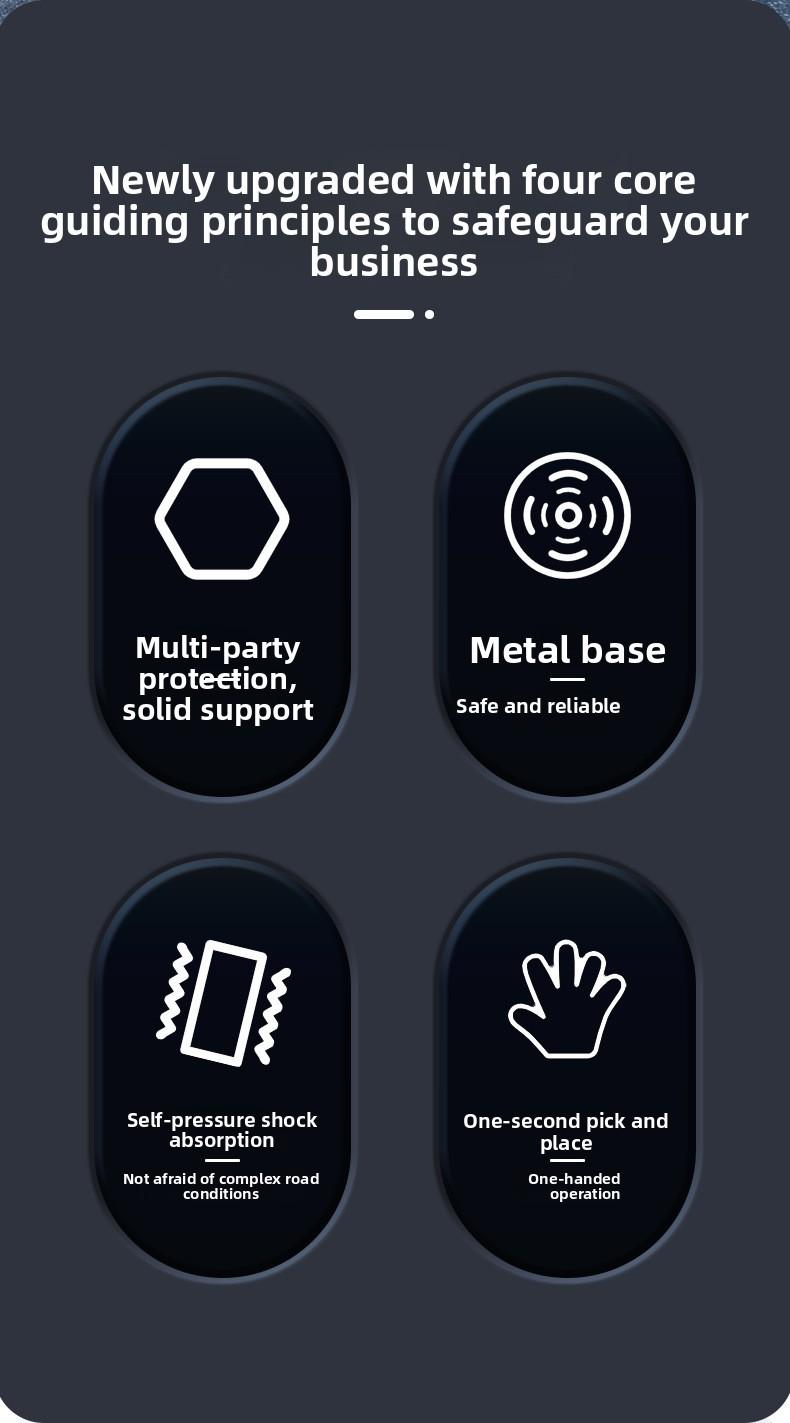 Navigation stand, motorcycle phone holder, delivery rider stand, bicycle shockproof phone holder wholesale