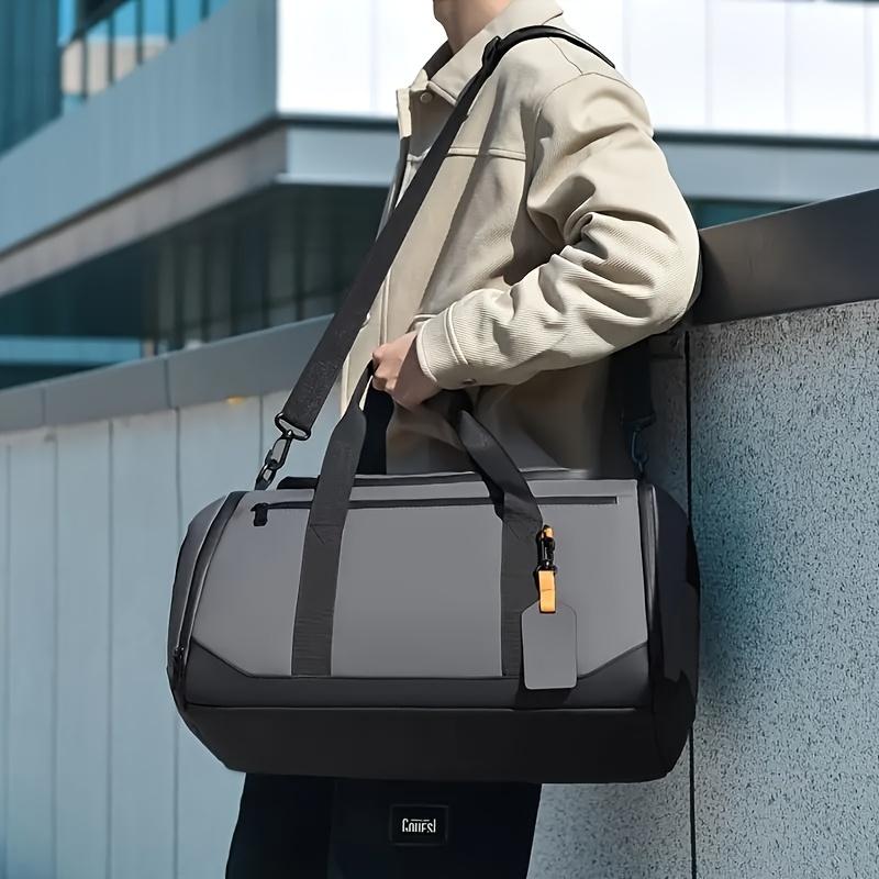 [Sports Fitness Tote] 2025 New Large Capacity Travel Tote Bag, Big Handbag, Men'S Hand-Twist Bag, , Unisex Sports Fitness Bag, Spacious Interior And Stylish Design, Suitable for Gym, Sports, And Outdoor Adventures - Casual Style