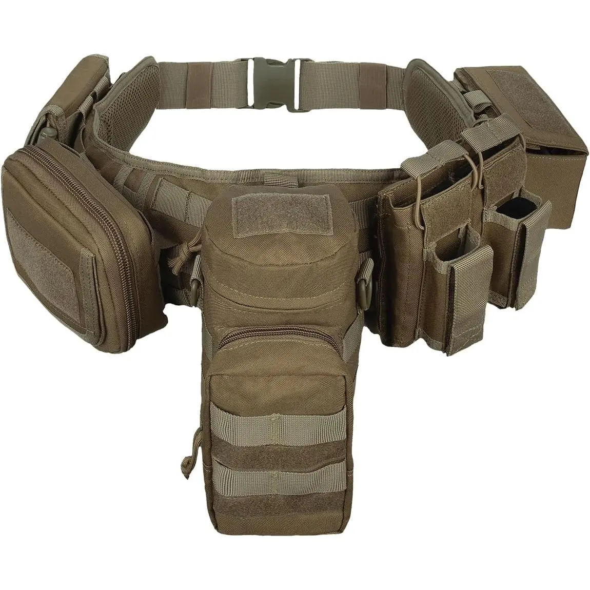 Tactical Battle Belt Duty Belt Law Enforcement Utility Belt Police Belt Set 5 PCS