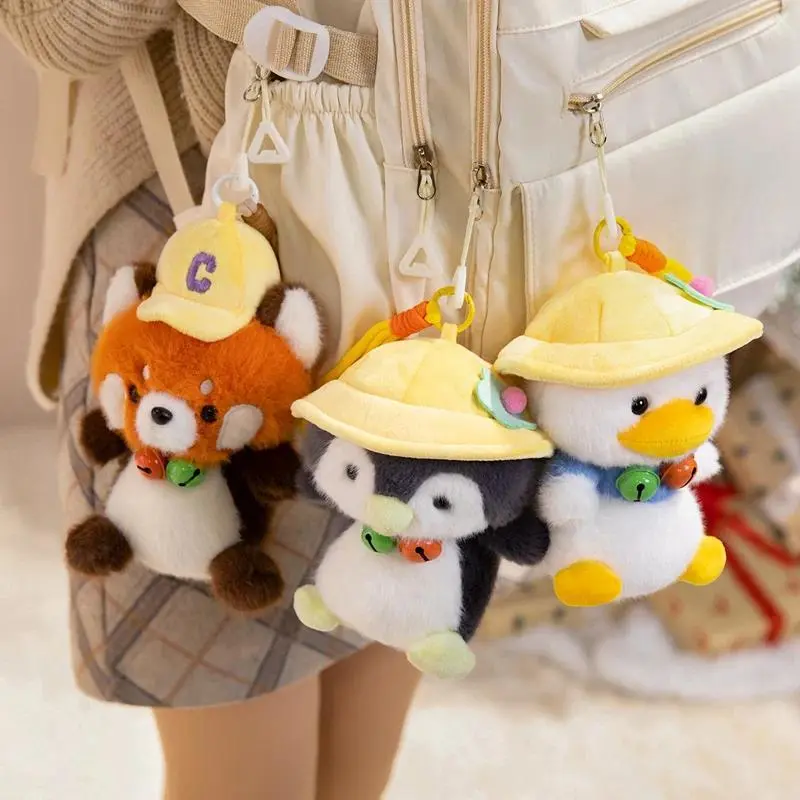 Fragrant Animals Plush Toys Panda Elephant Penguin Dolphin Keychain Stuffed Doll Backpack Pendant Home Decor Toys Birthday Gift