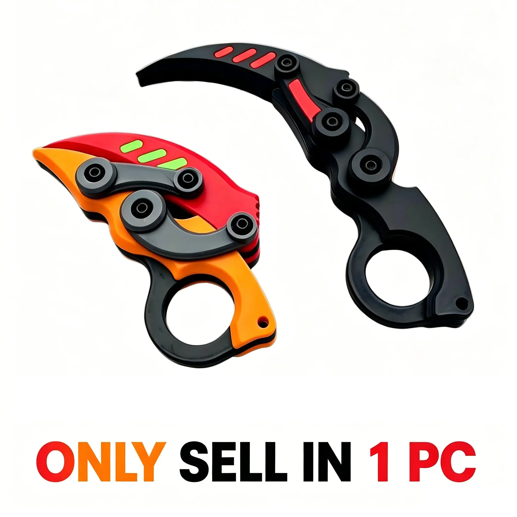 1PC 3D Printing Fidget Knife Toy, for Anxiety Stress Relief, Perfect for ADHD, ADD, and Autism, for Adults & Teen