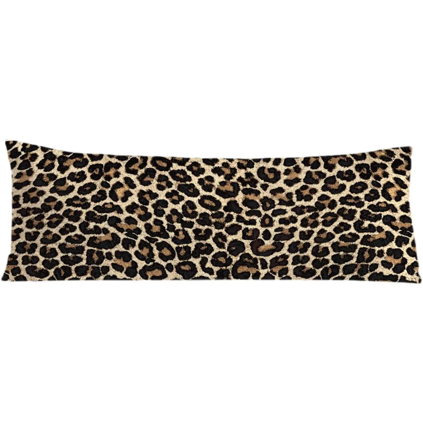 Leopard Print 20x54 Body Pillow Cover, Cheetah Print Room Decor, Trendy Girly Room Decor, Wildlife Animal Skin Theme Cheetah Decorative Long Body Pillow Cases for Bed Couch