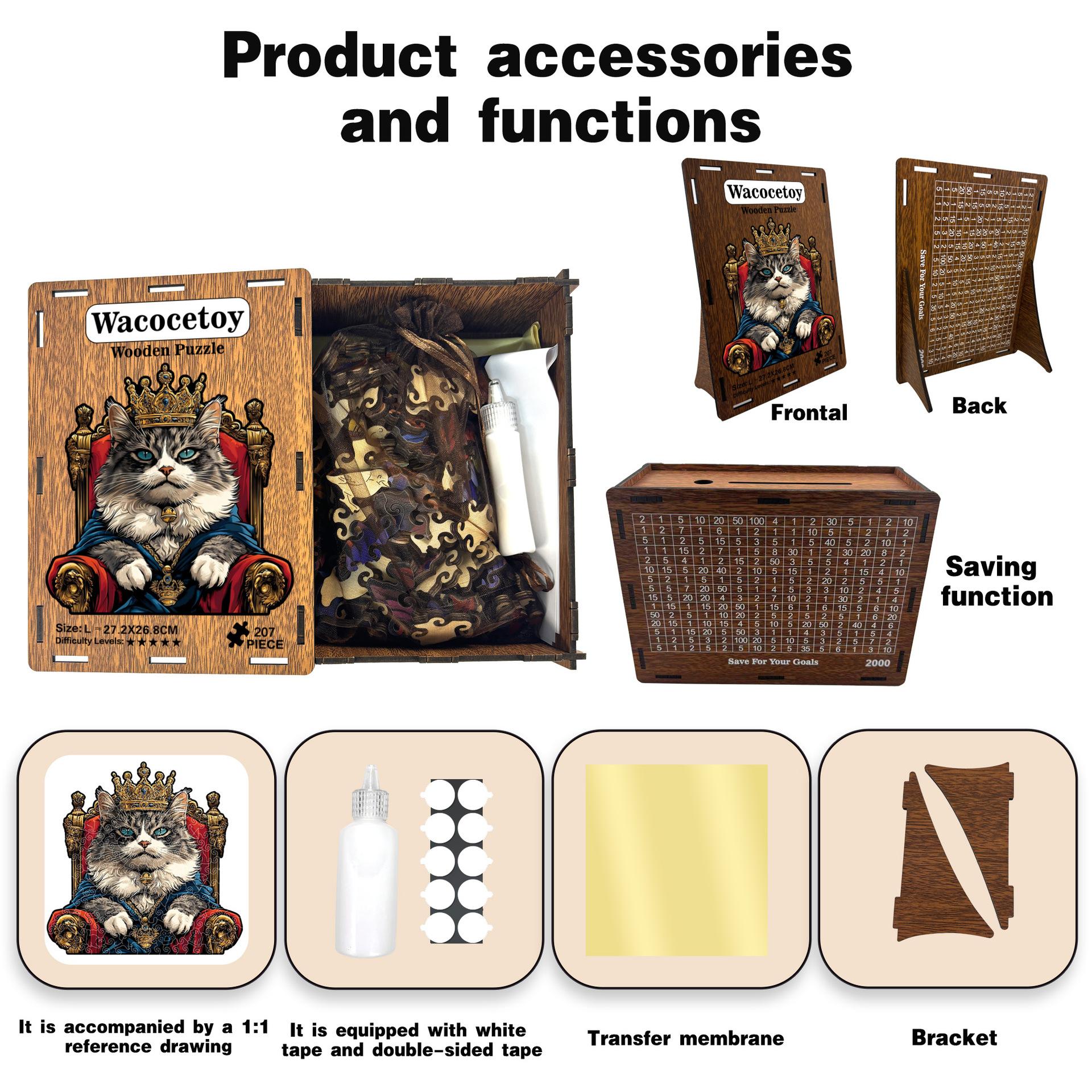 Elvis Presley puzzle toy, wooden puzzle, original aristocratic style, wall-mounted stress-relieving irregular shape puzzle.