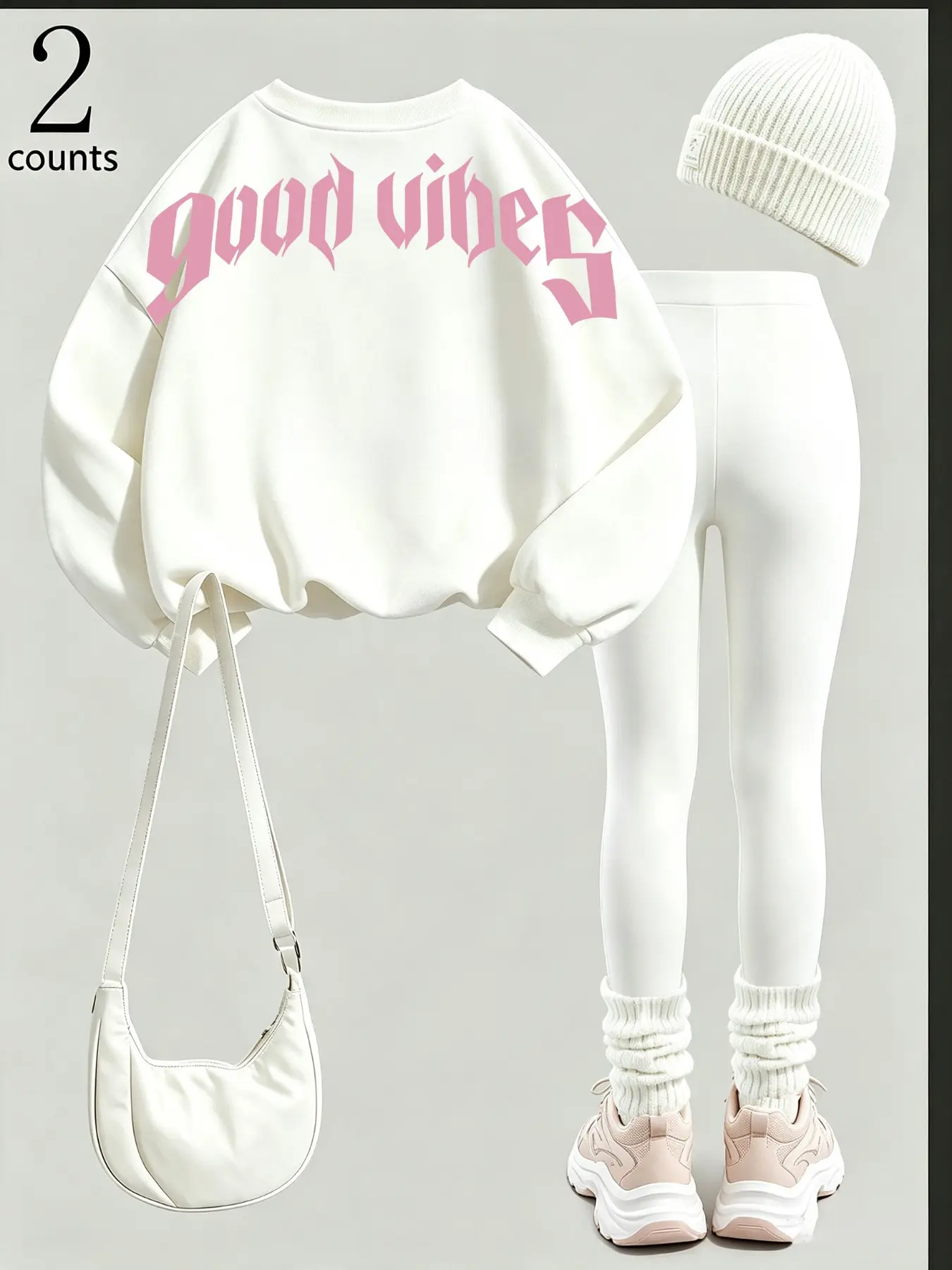 Women 2 Piece Gothic, Leopard Print Sweatshirt & High Waist Leggings, Fitted Long Sleeve Top, Casual Loungewear for Teens