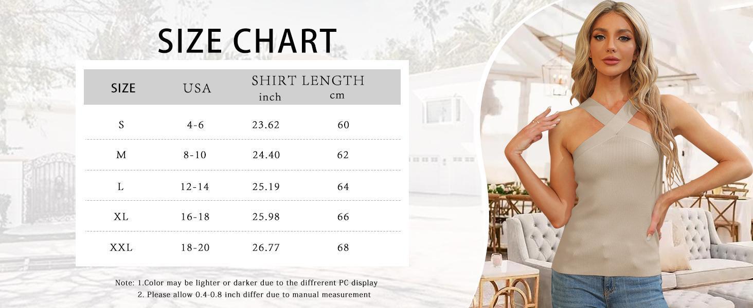 Fashare Womens Criss Cross Halter Sweater Vest Tops Summer Sleeveless Pullover Casual Lightweight V Neck Knit Tank Top Black Minimalist tank tops