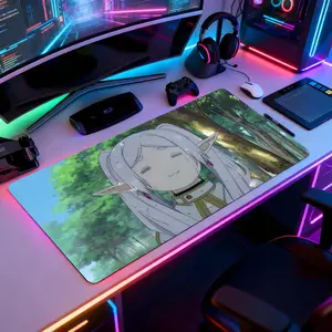 F - Frieren Mouse Pad Mousepad Large Gaming LockEdge Thickened Computer Keyboard Table Desk Mat