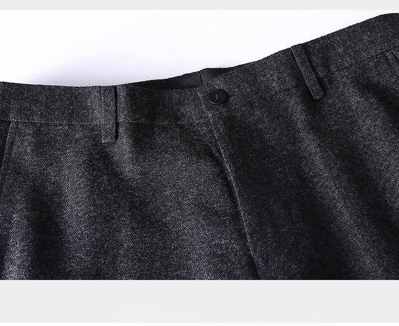 Men's All-Season Slim Fit Casual Suit  One-Button Notch Lapel Jacket with Pocket Detail & Center Vent