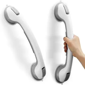 Grab Bars for Bathtubs and Showers 2 Pack, Suction Grab Bar, Shower Handle, Removable Bath Handrails, Bathroom Safety Grip