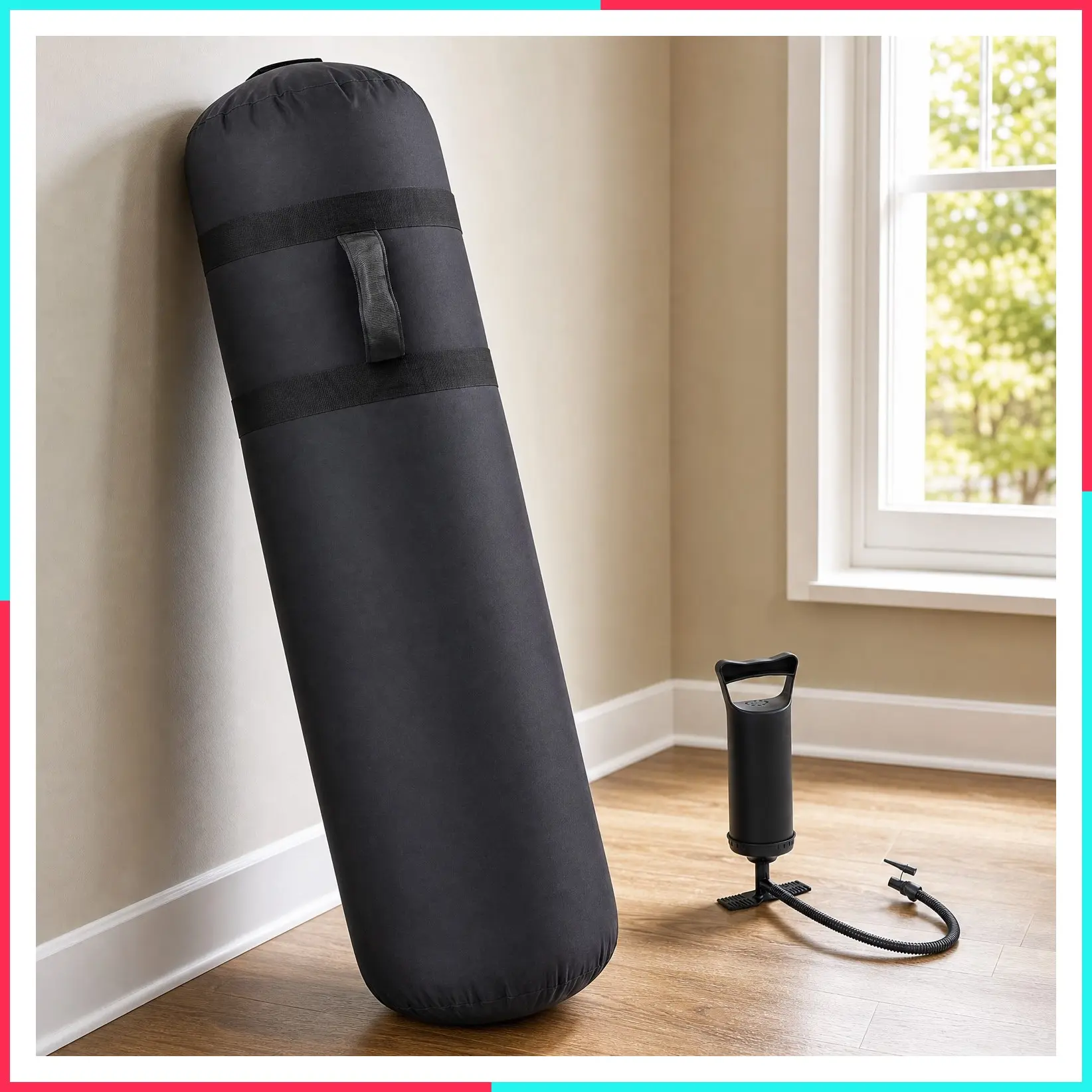 Inflatable Football Tackling Dummy - Blocking Pad Training Equipment for Football Practice - 4.25 ft Tall
