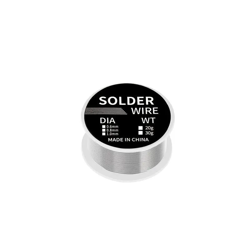 1pc/2pcs High-Quality 0.8mm Soldering Wire Roll, Electronics Repair Welding Tool Accessory, Industrial Hardware Tin Line, No Battery Required, Pure Copper Titanium Alloy Material, for DIA.