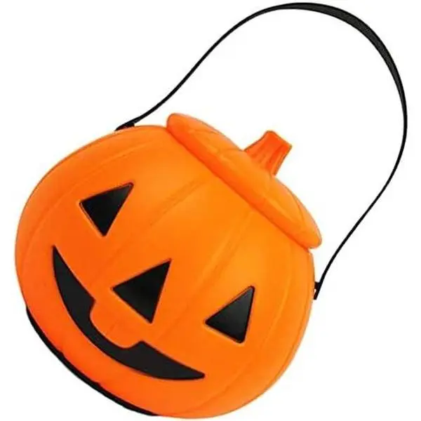Halloween Pumpkin Bucket LED Trick or Treat Pumpkin Candy Holder Pumpkin Jack O Lantern Candy Bucket for Party Favors