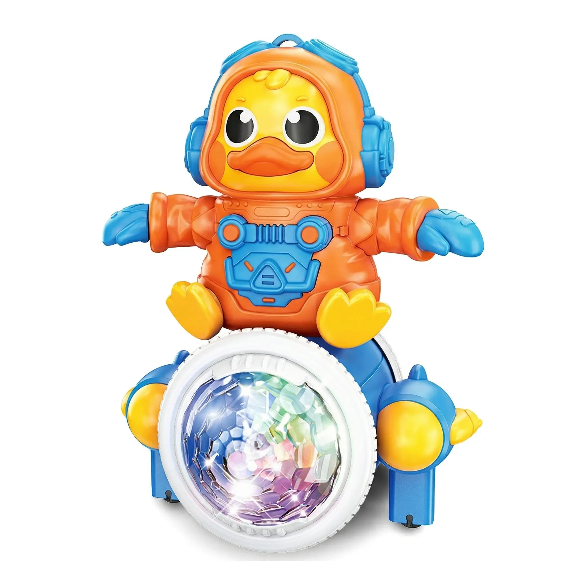 Electric Astronaut Toy with LED Lights & Music – Bump & Go Moving Space Robot Toy for Toddlers | Musical Walking Learning Toy Gift for Boys & Girls Age 3–6