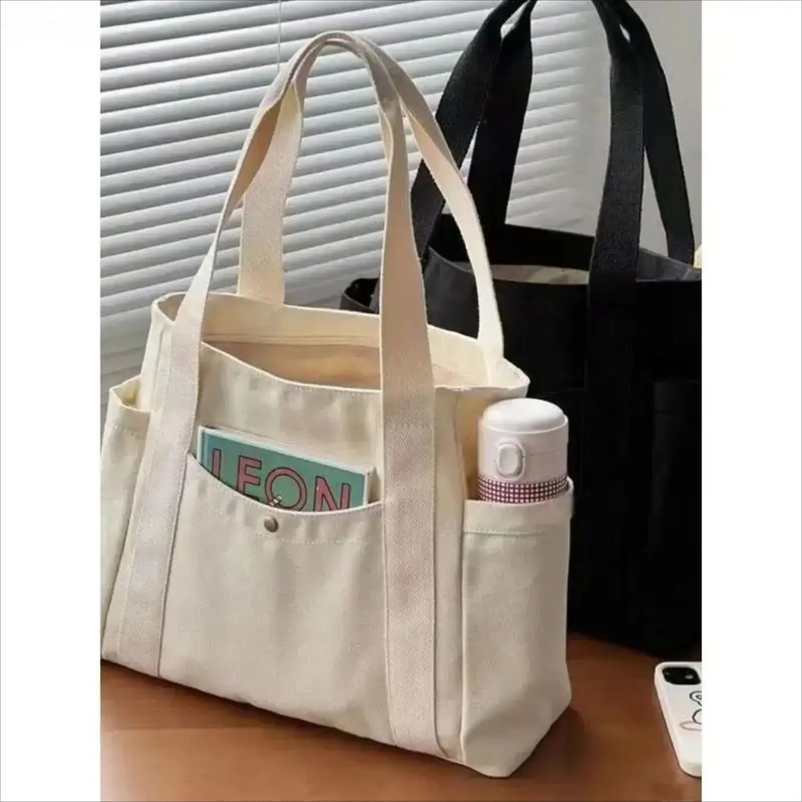 Women’s Solid Color Shoulder Bag – Lightweight Large Capacity Casual Commuter Tote, Chic Versatile Carryall for Work, Shopping & Daily Use