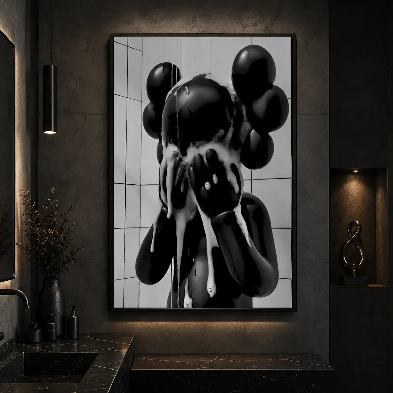Hypebeast Street Wall Decor - Modern Waterproof Graffiti Posters , Urban Canvas Artwork for Home Bathroom, Trendy Gift for Kids' Locked Electronic Piggy Bank Room Decor, Canvas Wall Art, Urban Graffiti Print, Streetwear Room Decor, Boys Bedroom Decor