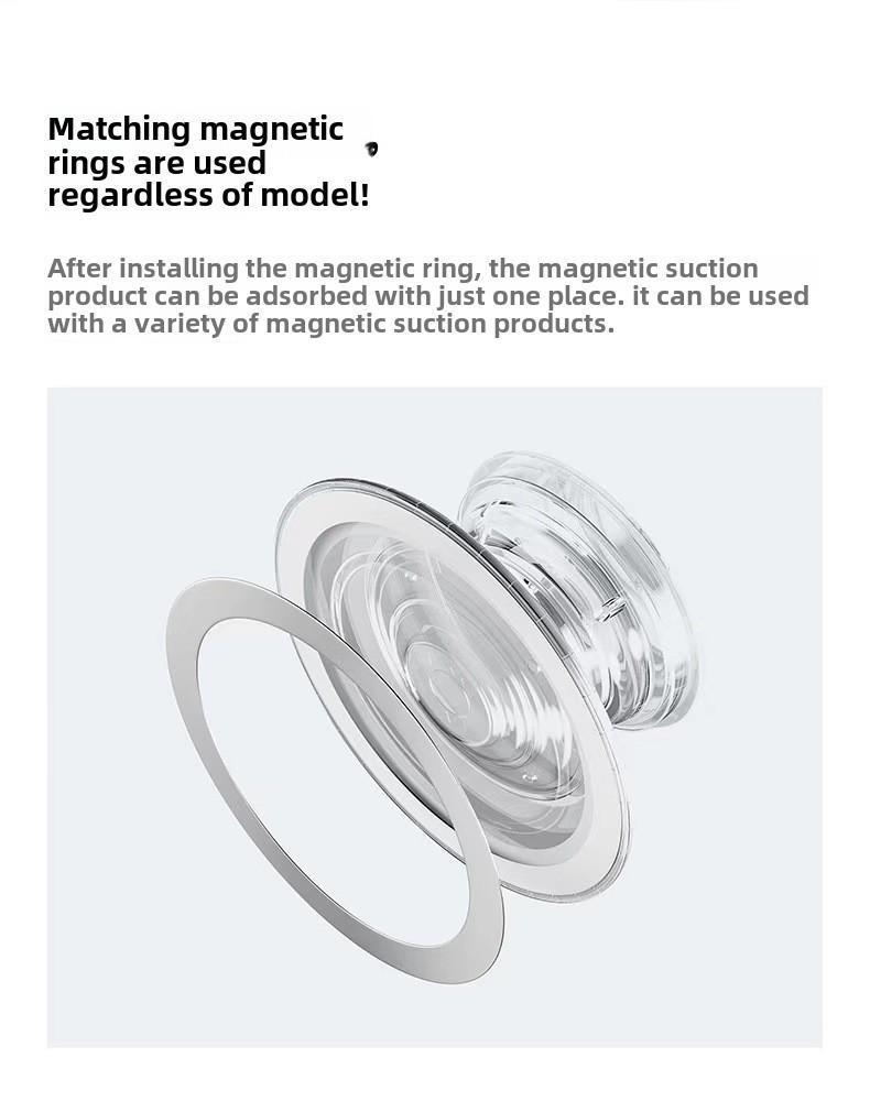 Grippopso Magnetic Folding Mobile Phone Grip Holder Socket Support Tok for IPhone 16 15 14 13 Ring Finger Expanding Stand