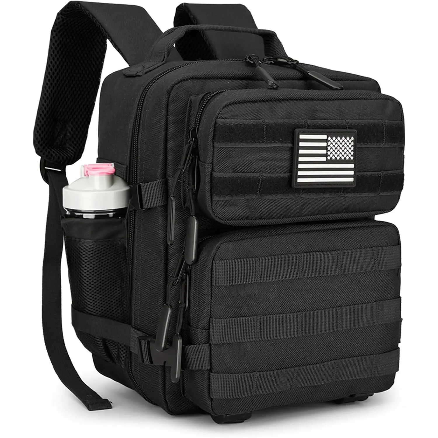 9L Mini Small Tactical Backpack for Men and Women, Perfect for Hiking, Black