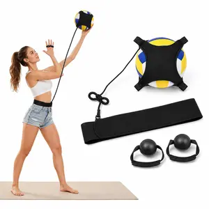 Volleyball Solo Trainer for Women | Spike & Serve Practice Kit with Adjustable Waist Belt, Bungee Cord & Ball Holder – No Partner Needed, Perfect for Backyard, Beach, Gym & Outdoor Practice
