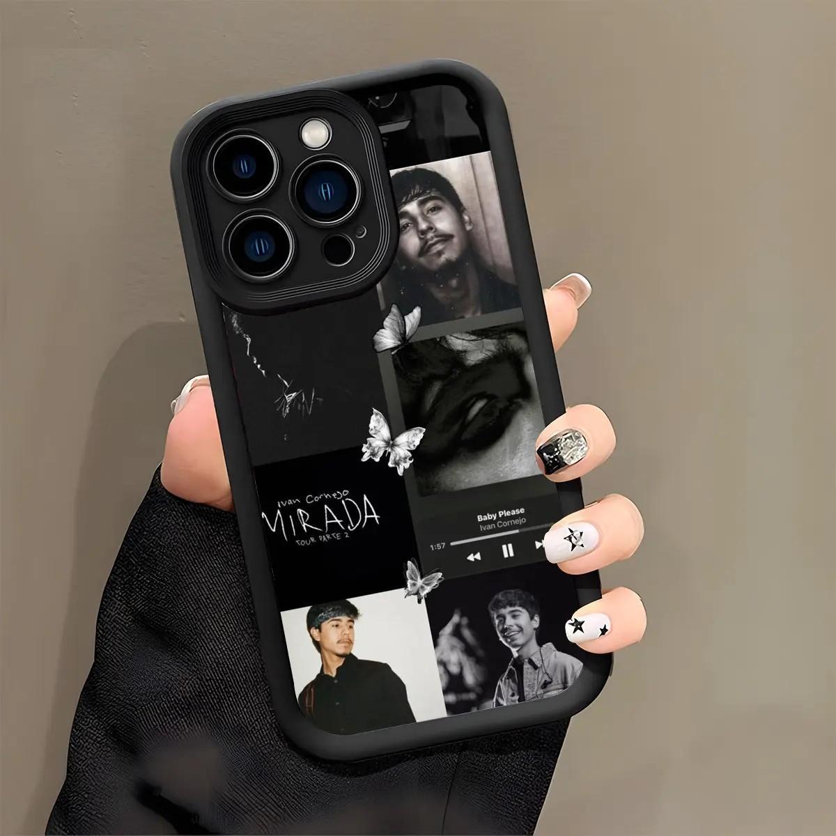 Y-Ivan Corne pattern Phone Case,Having good protective properties,for iPhone 16 15 14 13 12 11 17Pro Max,for Samsung S25 S24 S23 S22 Ultra,Protective Cover