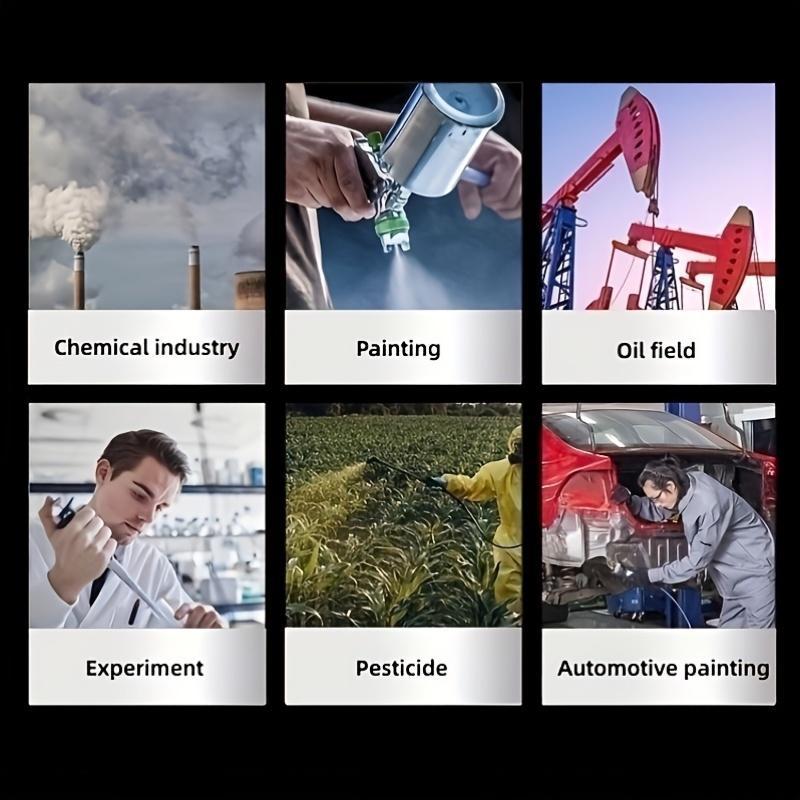 Half Face Mask with Filter, Reusable Respirator Mask, Reusable Dustproof Mask, Multifunctional Safety Mask for Paint, Woodworking, Construction, Polishing, Chemical, DIY