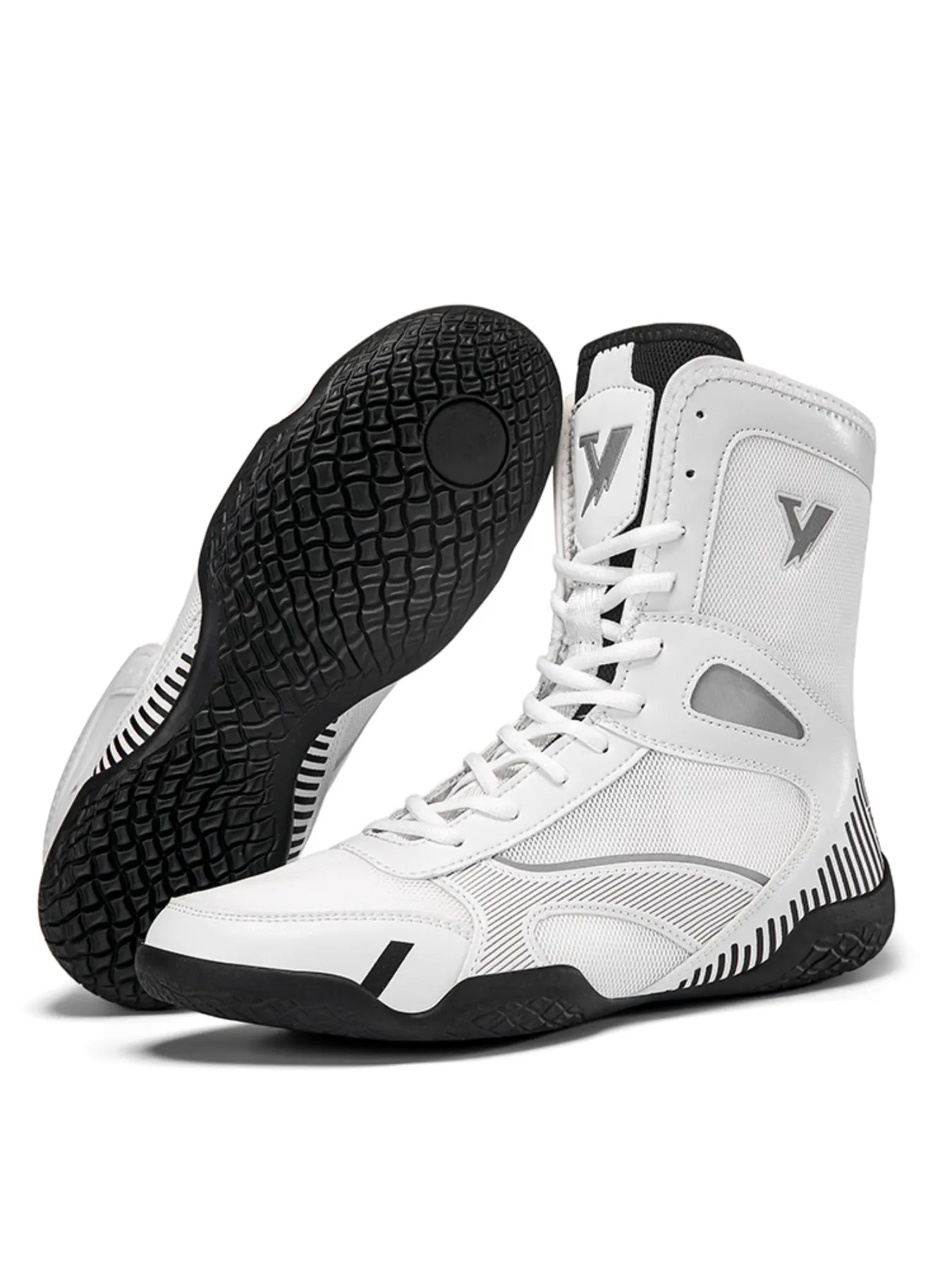 Men's Training Shoes and Sports Shoes, Trendy Fashion Anti-Slip Durable Boxing Wrestling Shoes, Ideal for Various Sports Training Scenarios