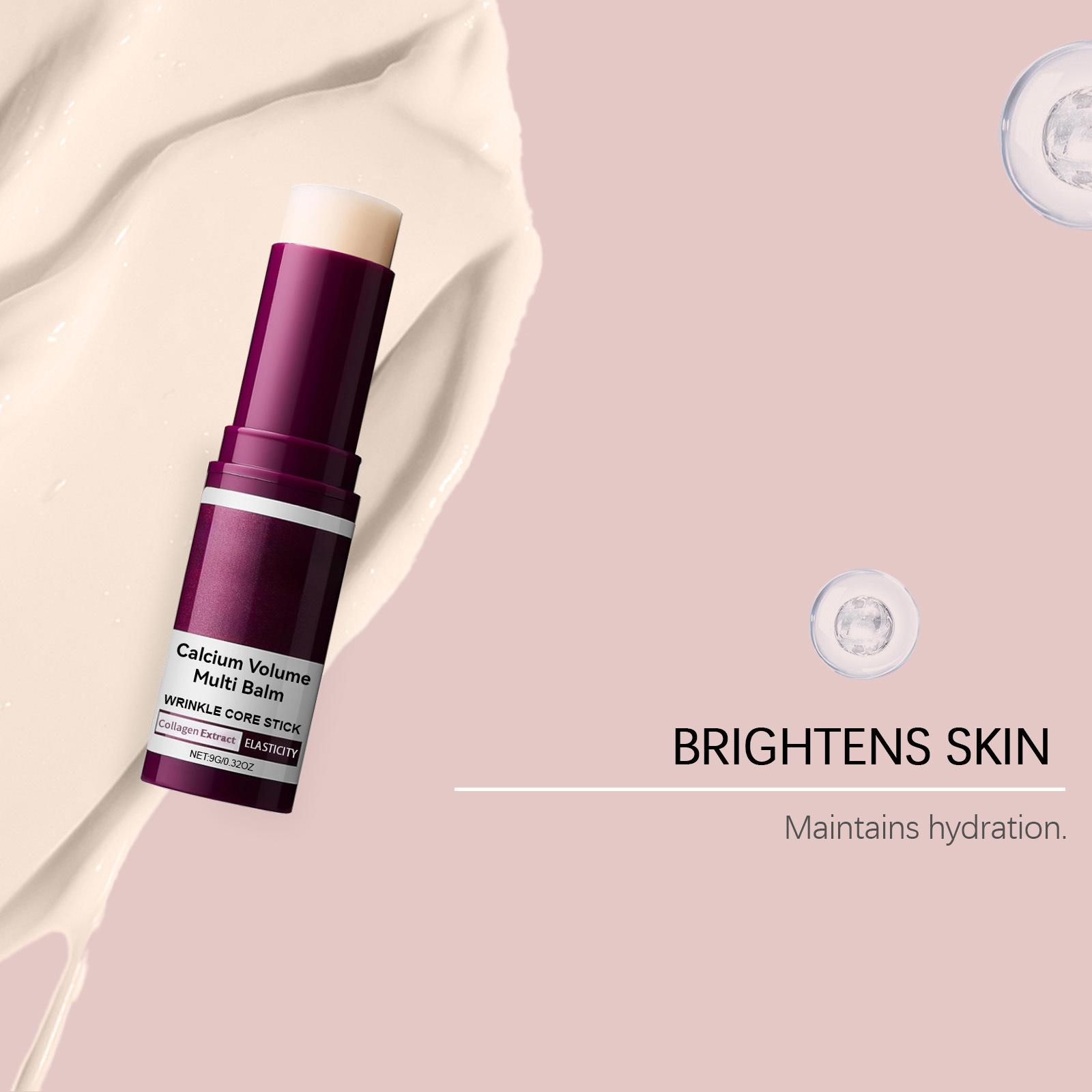 Hydrating Skincare Stick, 9g Deep Moisturizing, Smooth Skin Texture, Glossy Finish, Suitable for Dry Skin Care,  Hydrates Firms & Brightens Eye Area - Compact Travel-Friendly Daily Eye Care - Repairing