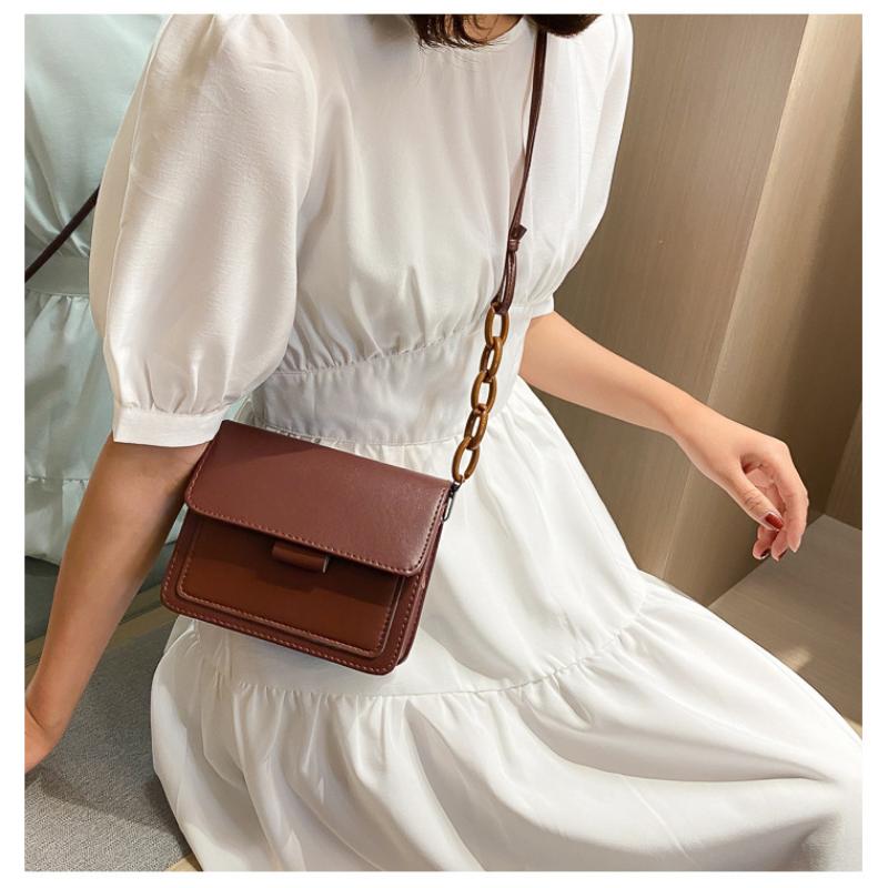 Small Bag Women's Casual Versatile Square Retro Shoulder Crossbody