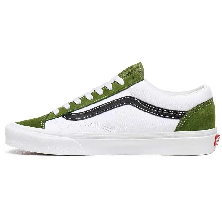 Vans Style 36 Low-Top Skate Shoes for Men and Women in Avocado Green Verifiable, with credentials and supporting global authentication