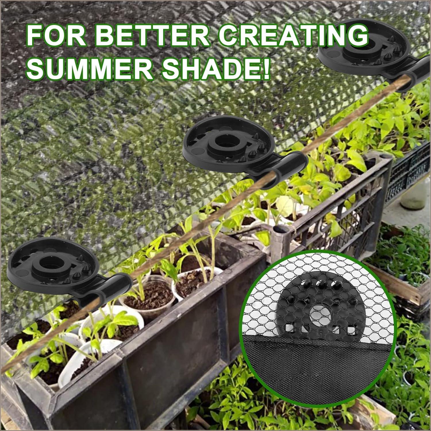 50 PCS Heavy Duty Shade Cloth Clips, Lock Grip Clamps for Sun Shade Sail, Tarps, Mesh & Canopy, Windproof Awning Holders for Outdoor Summer Use 50 PCS Heavy Duty Shade Cloth Clips, Lock Grip Clamps for Sun Shade Sail, Tarps, Mesh & Canopy, Windproof Awning Holders for Outdoor Summer Use