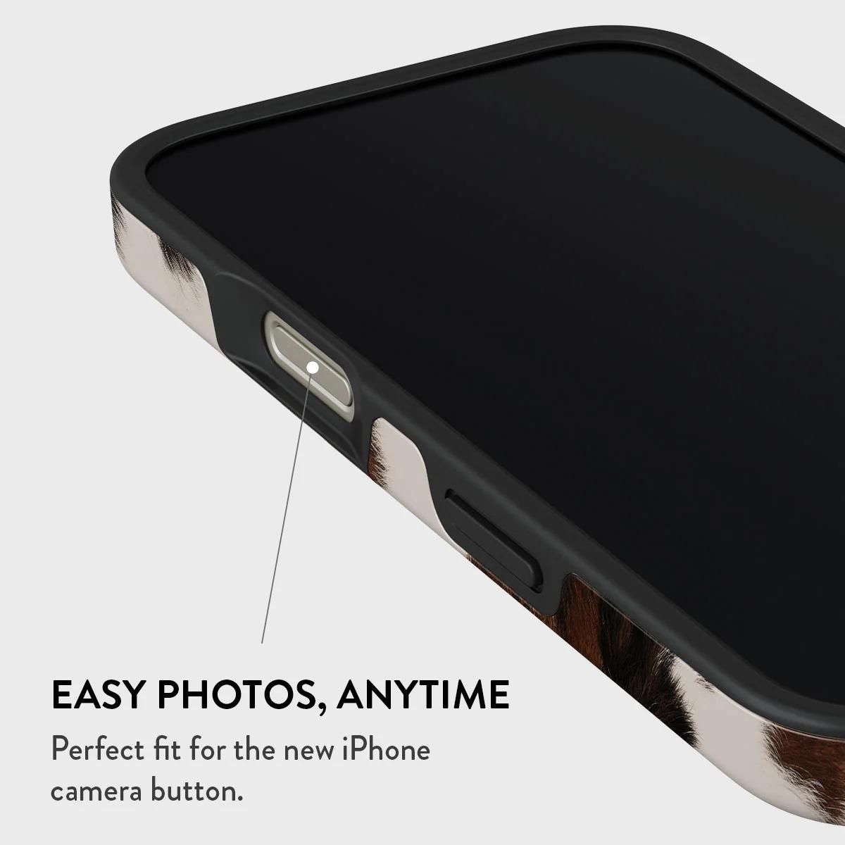 Brown & White Cowhide Phone Case -Western Cow Print iPhone17Pro max 16 .15,14,13,12  Case,Shockproof and anti-drop phone case, smart protective case