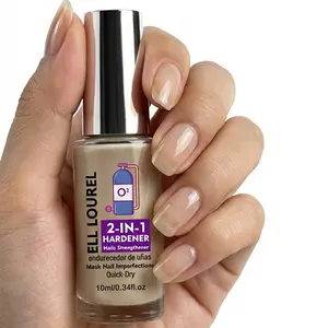 Fragrantshare 2-in-1 Nail Strengthener, alcohol-free, quick-drying with no need for curing, prevents weak, brittle, and peeling nails, nail care