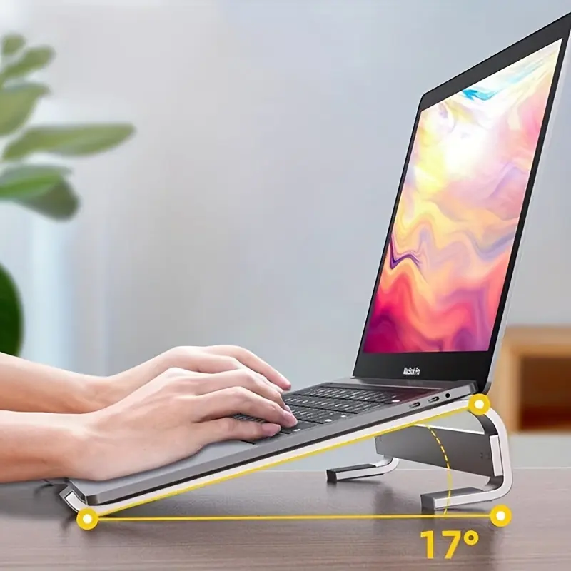 Aluminum Alloy Laptop Stand – Desktop Riser, Cooling Stand, and Gaming Base