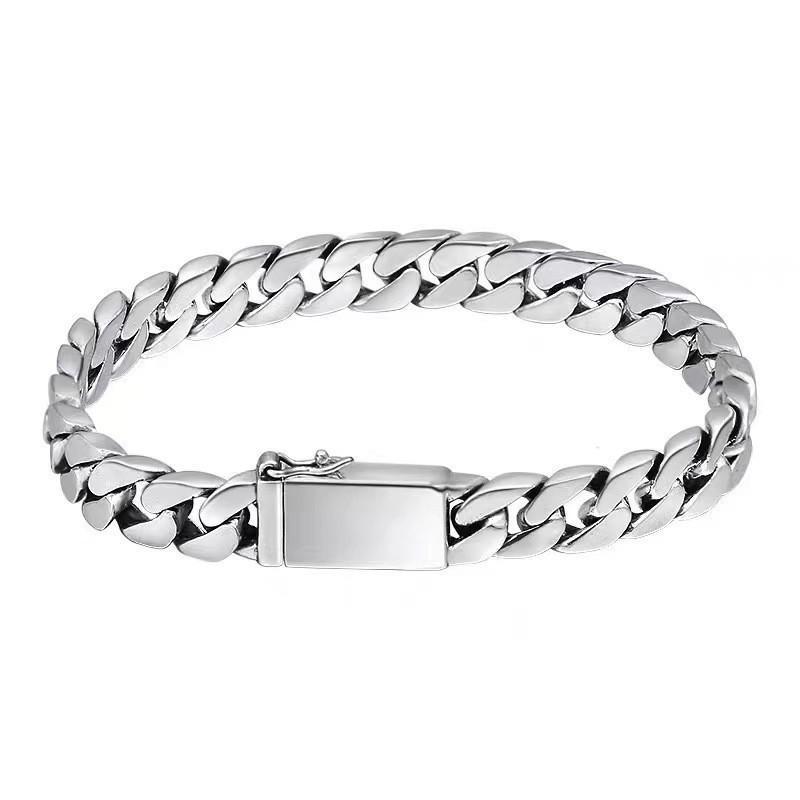 2026 New S925 Silver-Plated Cuban Bracelet – Classic Stylish for Any Occasion, TikTok Shop Black Friday & Christmas