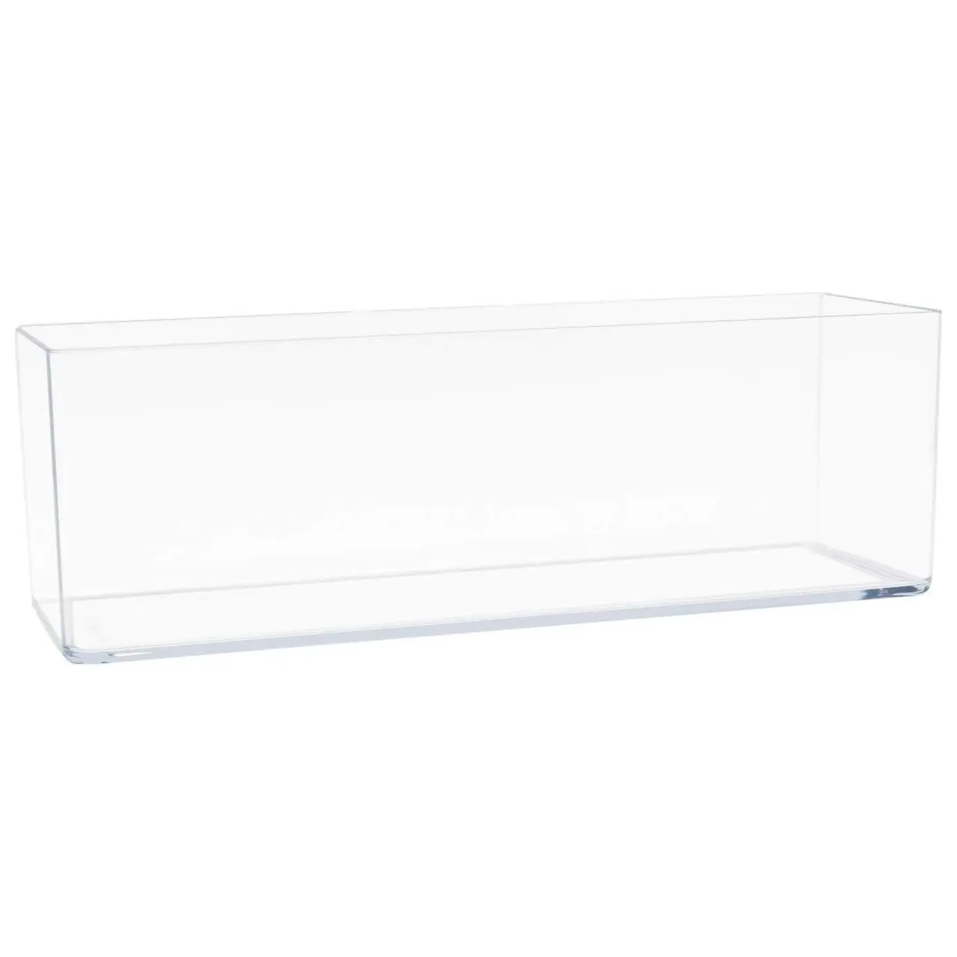 Acrylic Rectangle Vase for Centerpieces, 4" Tall Flower Vase | Acrylic Vases for Tables, Home, Wedding & Event Decor, Storage, Flowers & Floral ArrangementsGift
