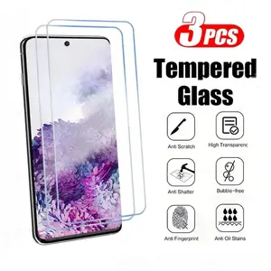 3Pcs Screen Protector For Samsung Galaxy S26 S25 S24 S23 S21 Ultra S20 Plus S21 S23 FE Tempered Glass For Samsung S10 S9 S8 Plus