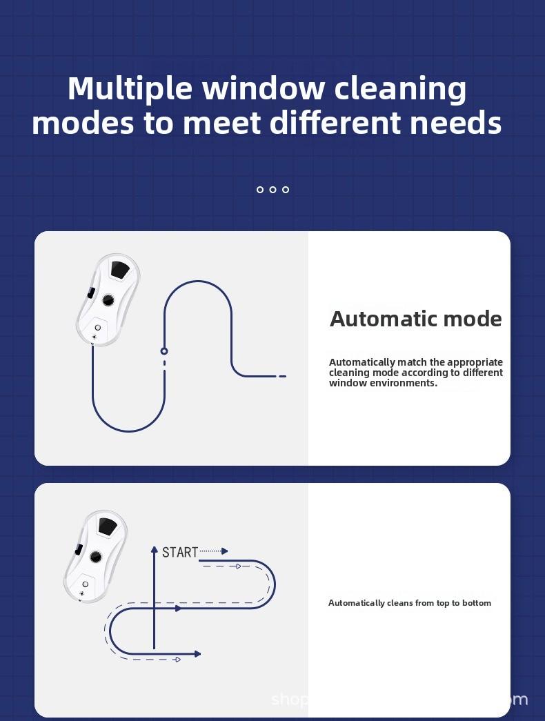 Smart Window Cleaning Robot Automatic Electric Remote Control Glass Cleaner Home Use