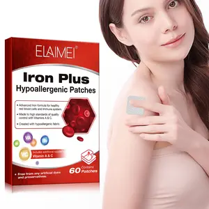 ELAIMEI Iron Supplement Patches (60 patches): Improve blood circulation, say goodbye to a sallow complexion, and enjoy a portable iron supplement. Perfect for daily use on the go—easy to carry when traveling or on business trips.